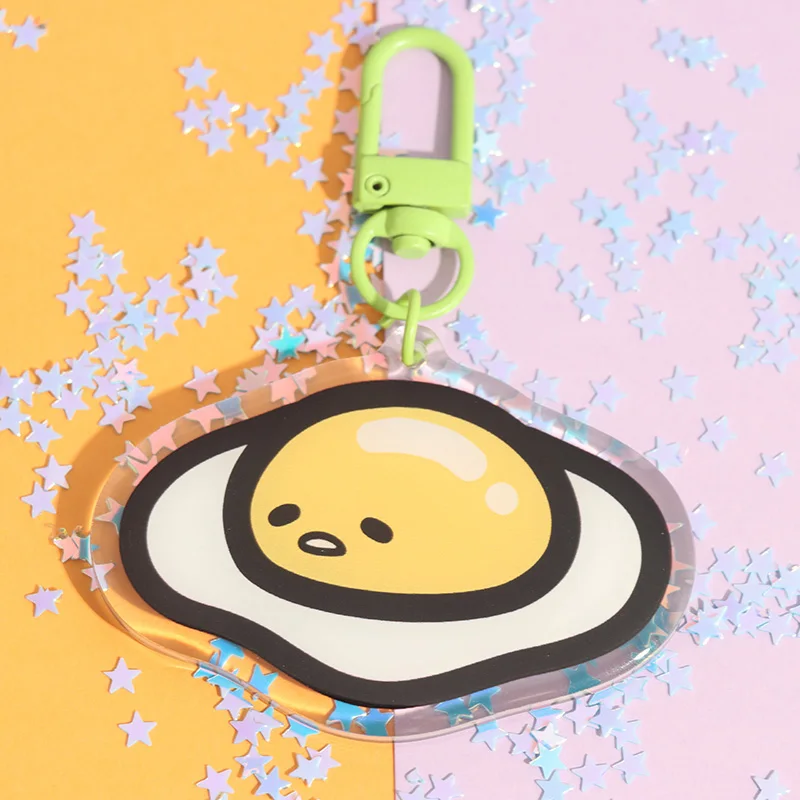 Vigreat wholesale hule christmas colorful plexi epoxy plush digital printing anime customized keychain