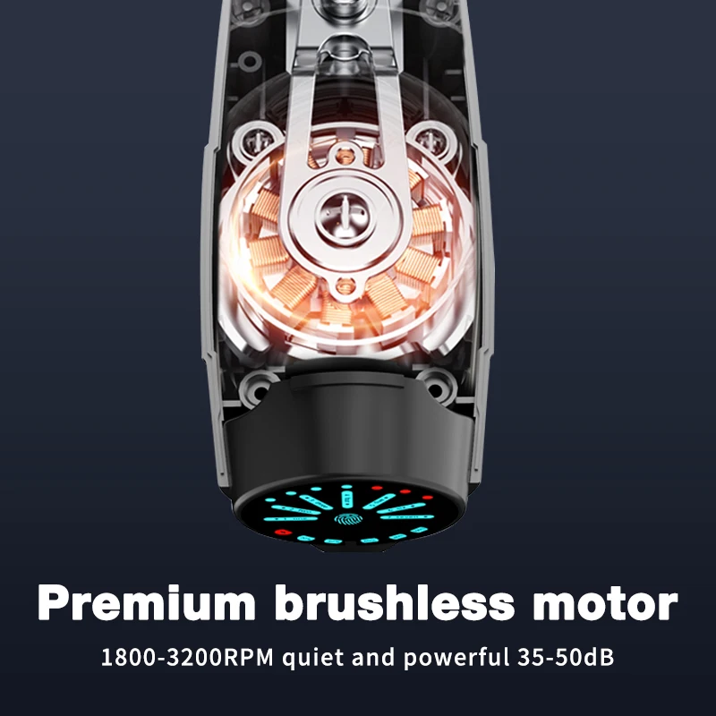 New Products Low Sound Deep Tissue Percussion Massage Gun Hot Dropshipping Product for Body Massage Gun