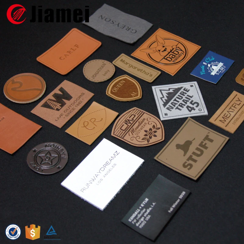 Под заказ различные кожаные логотипы для джинсов