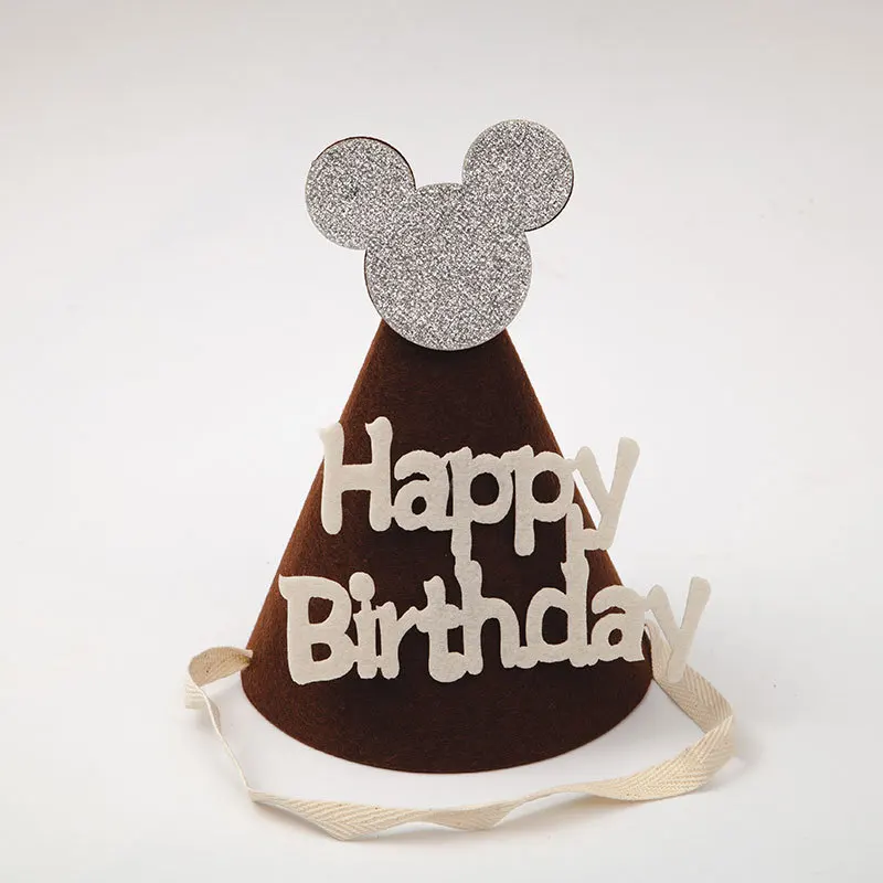 Happy Birthday party hats with multi pieces DIY elements colorful party decoration supplies for kids birthday party