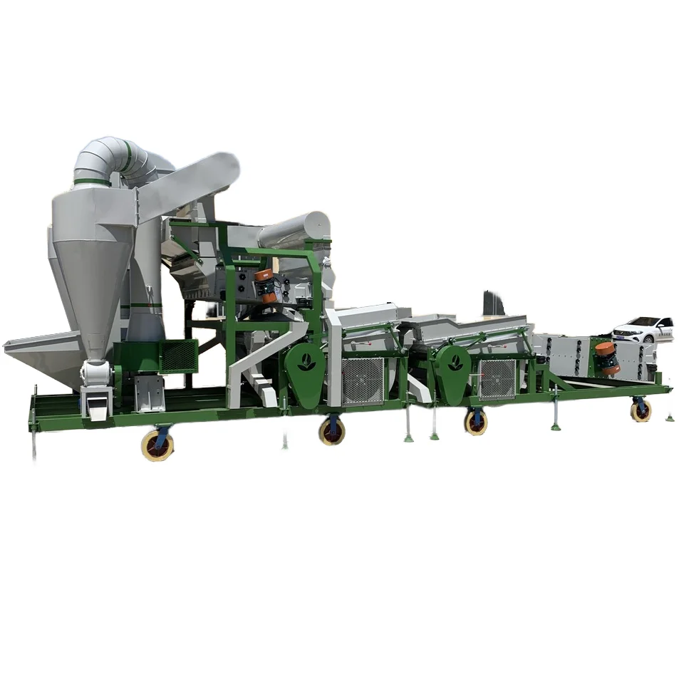 5XFZ-60S Multi-Function Grain Cleaner Unit Double Specific Gravity Seed Cleaning Machine for Processing Grain Cleaning Grading