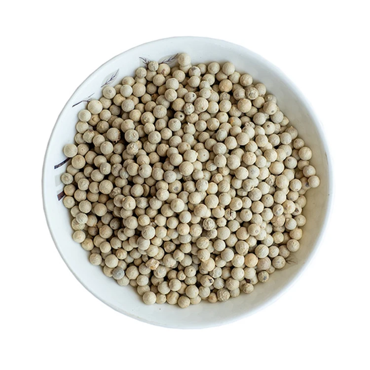 BaiHuJiao Dried White Pepper Spice Raw White Pepper Seasoning in Granule Shape