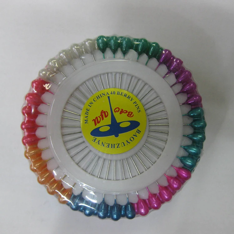 Wholesale Decorative Round Straight Pearl Head Pins Patchwork Ball Sewing Needle Pins For Crafts Dressmaking Embroidery