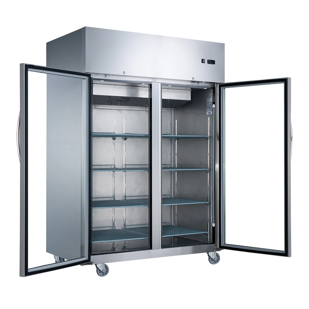 Commercial Refrigeration Equipment Stainless Steel Freezer Upright Refrigerators large capacity restaurant vertical freezer