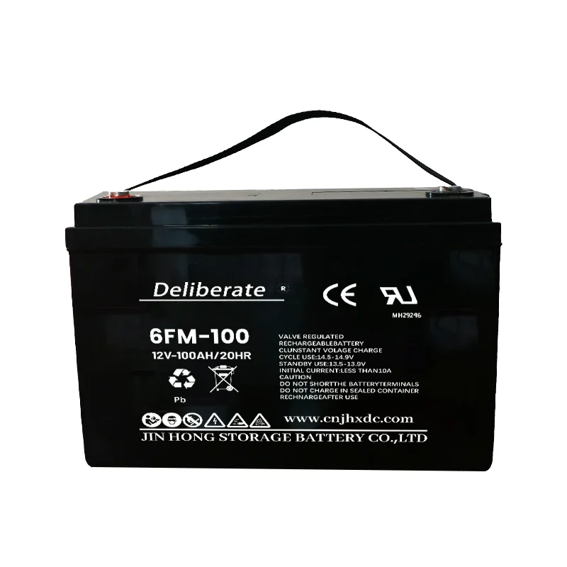 Green Energy Battery 12V 100Ah AGM Solar Battery Vrla Sealed Lead Acid Battery