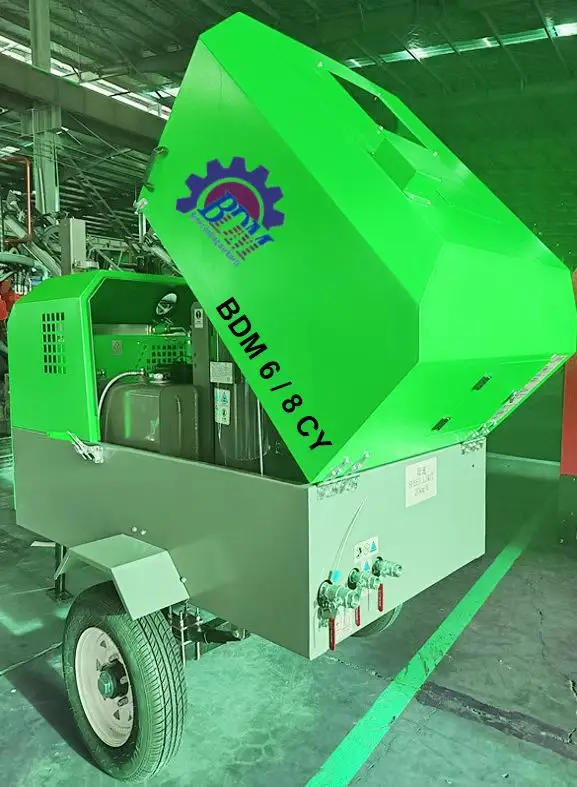 BDM-6/8  2024 popular Electric Motor Portable Tire Air Compressor 8bar Small Piston Pump Air Pump