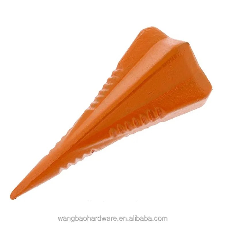 Diamond Wood Splitting Wedge - 4 LB Steel 4 Way Log Splitter