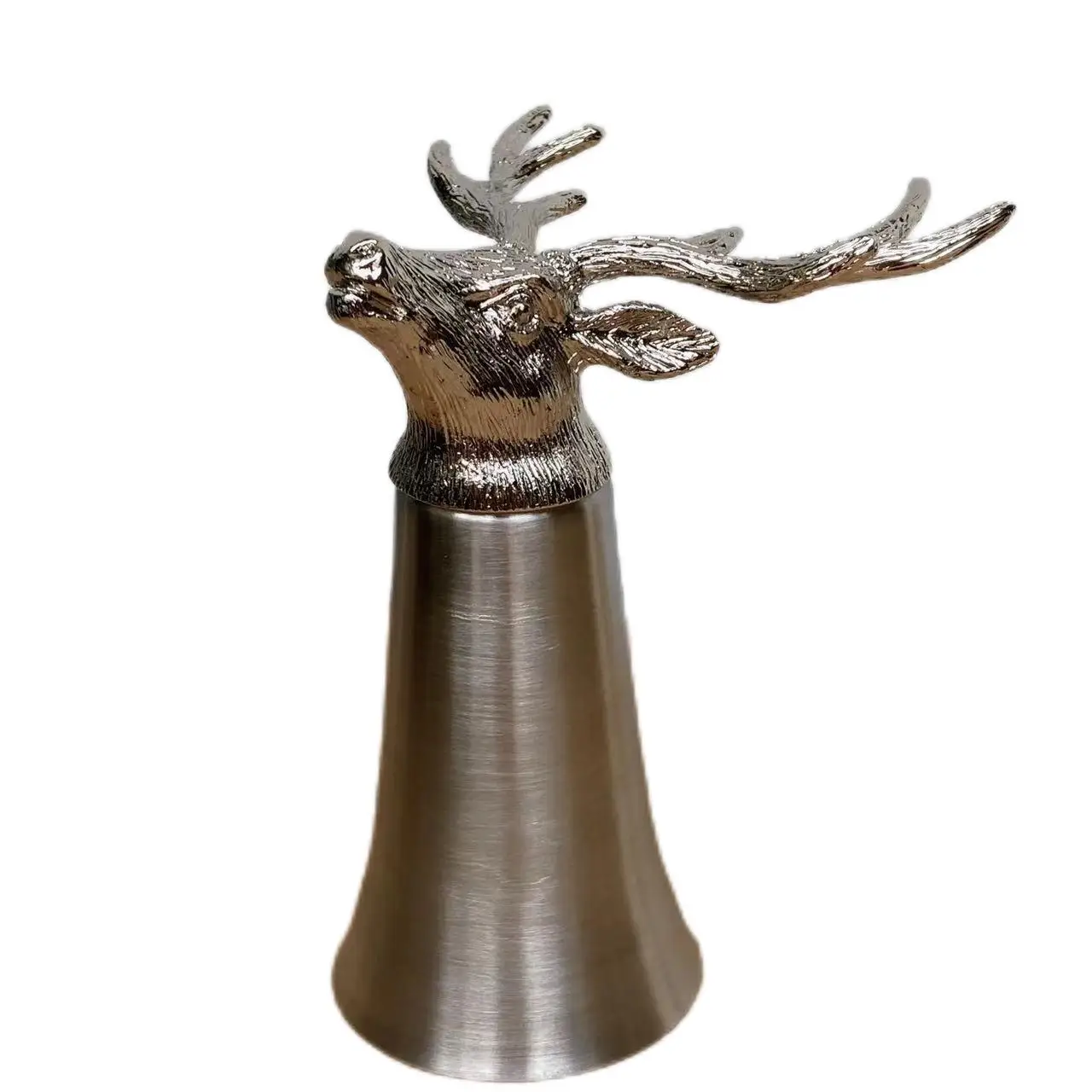 Durable And Non-fragile Metal Wine Glass With Unique Shaped Small Spirit Glass For Whiskey, Rum, And Gin