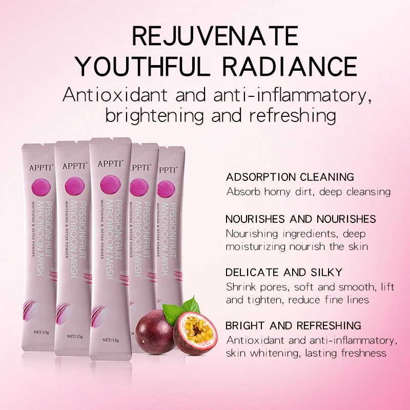 SPA hyaluronic acid serum passionfruit face mask jelly rubber mask powder facial mask Antioxidant and anti-inflammatory