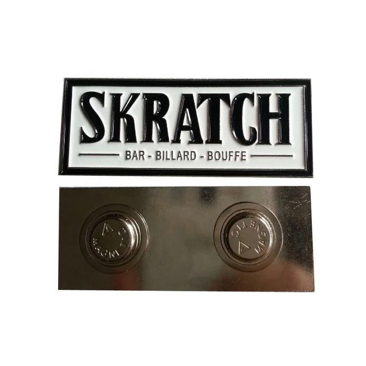 Custom magnet  Soft Enamel Pin Badges  with magnet back