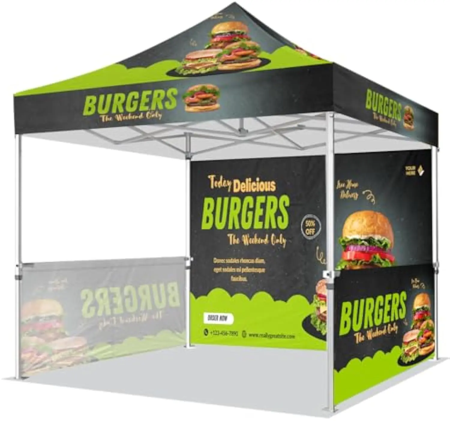 Wholesale Aluminum Alloy pop-up canopy tent Advertising Tent Trade Show Tent for Outdoor Events