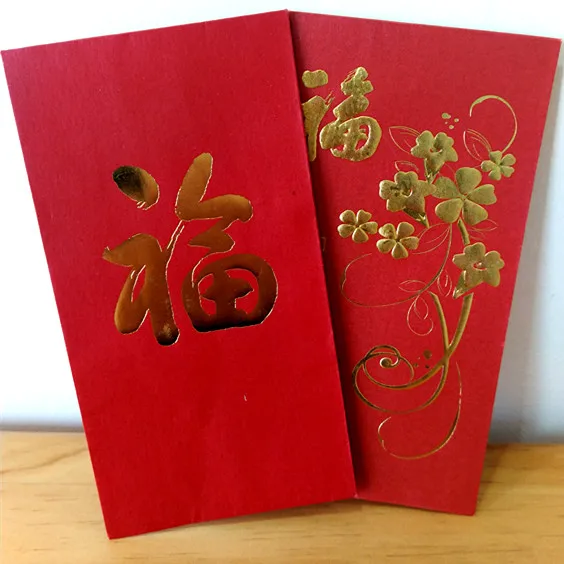 Custom made Chinese New Year Ang bao red packet envelope