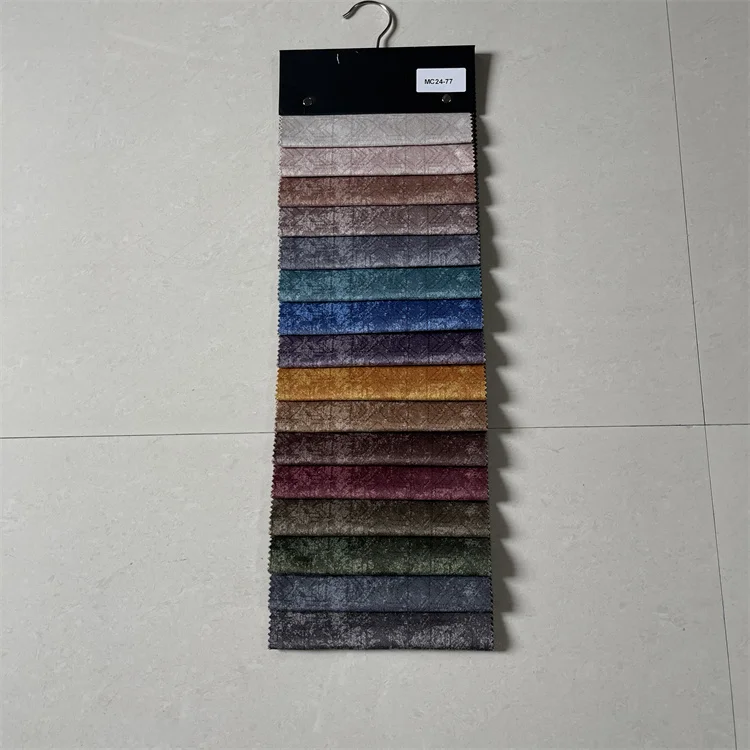 New Design Hometextile Arab Upholstery Multi Stitch Holland Velvet Sofa Fabric For Furniture