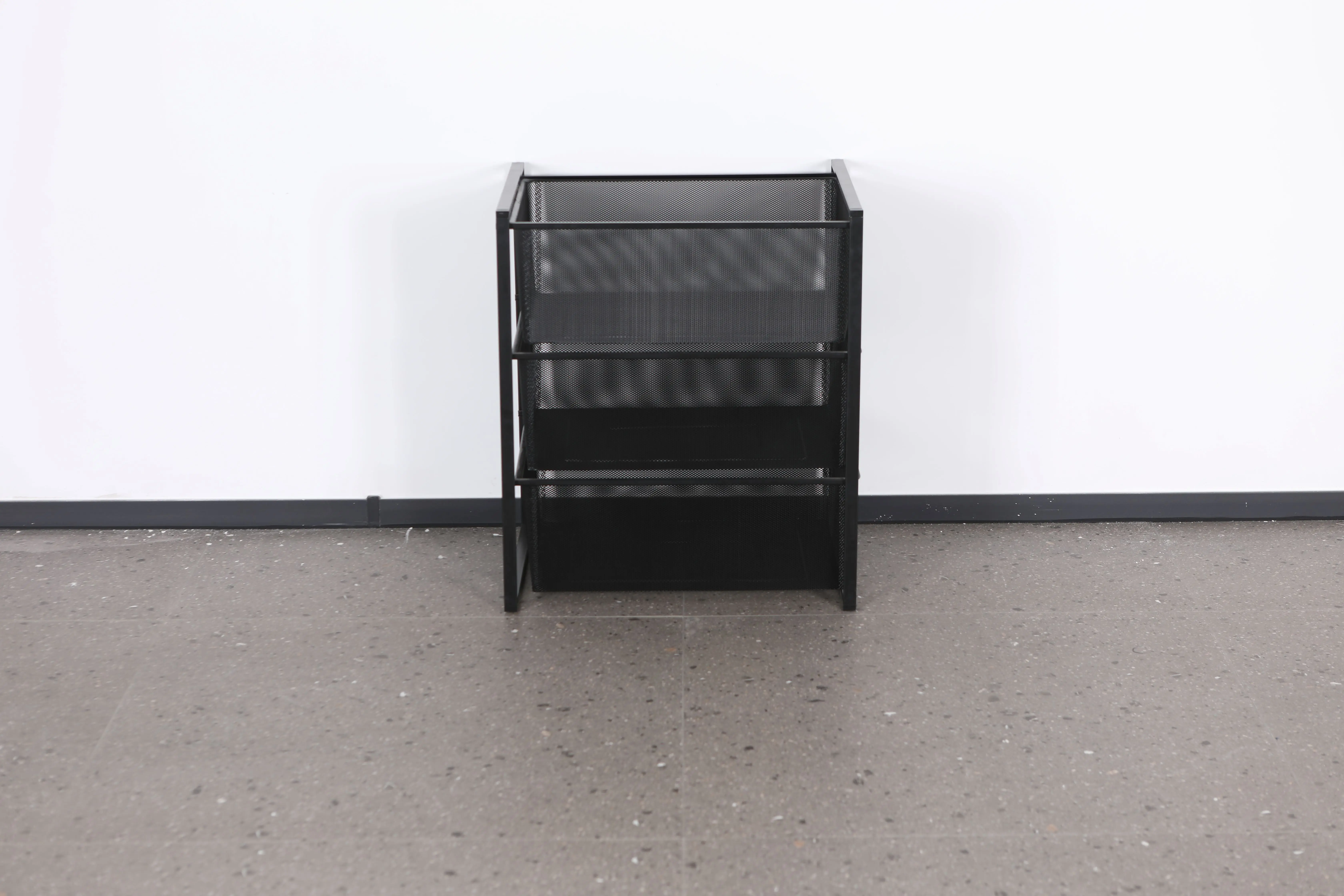 High Quality Creative Diy Detachable Clothes Push Metal Food Fruit Storage Organization Mesh Basket