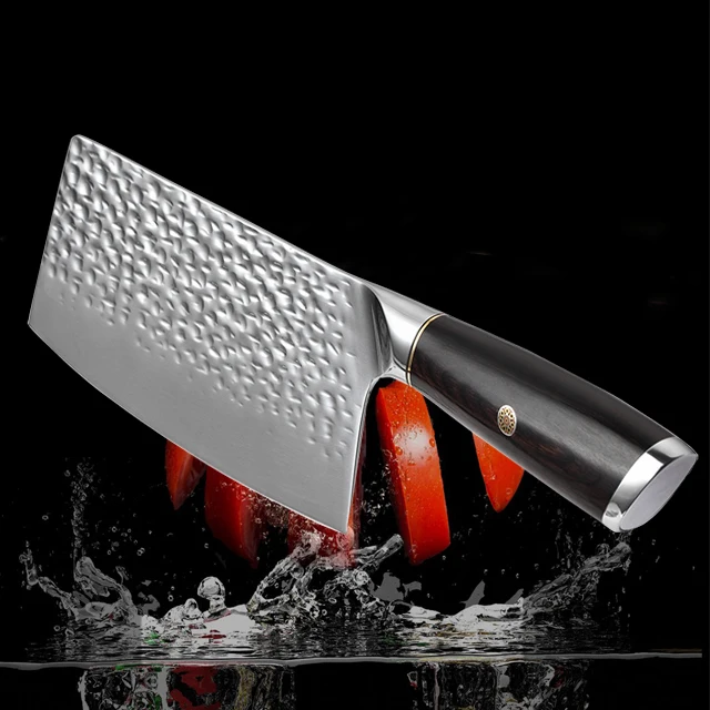 6.5inch chinese cleaver Knife with Pakka Wood Handle