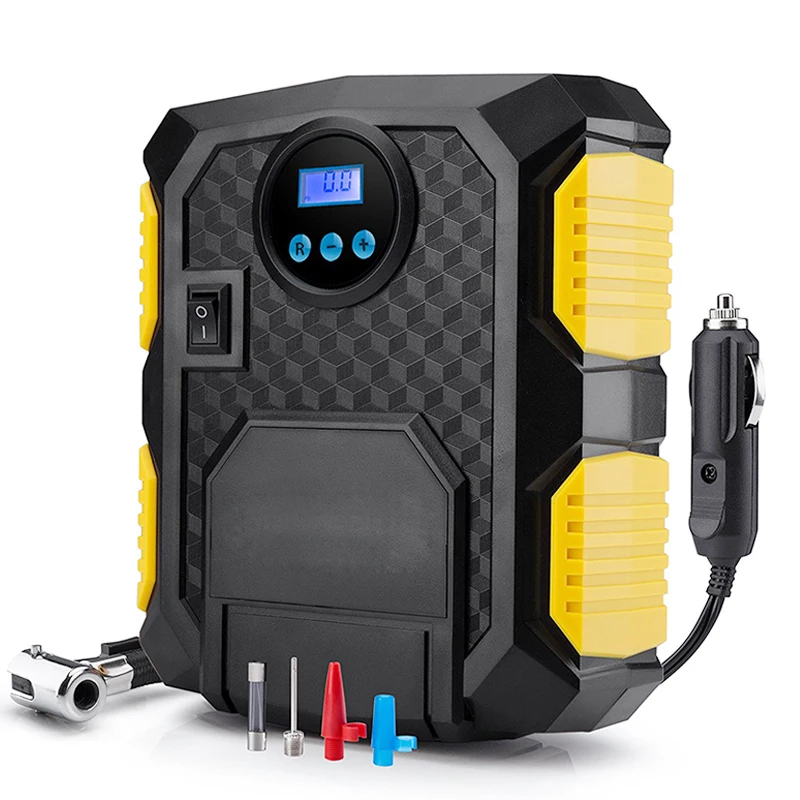 12V 150 PSI Auto Air Pump Tool Preset Tire Pressure Digital Tire Inflator Car Portable Air Compressor Pump with LED