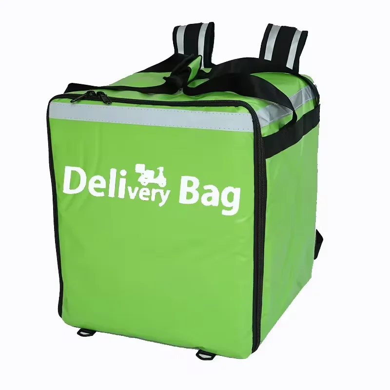Pizza Food Delivery Bag Wholesale Motorcycle Delivery Food Tote Thermal Portable Ice aluminum Cooler Delivery backpack
