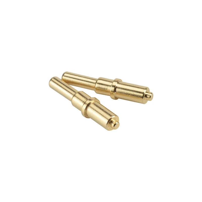 High Current Custom Strong Spring Needle Lithium Battery Gold Plated Crown Spring Hole Pogo Pin Connector
