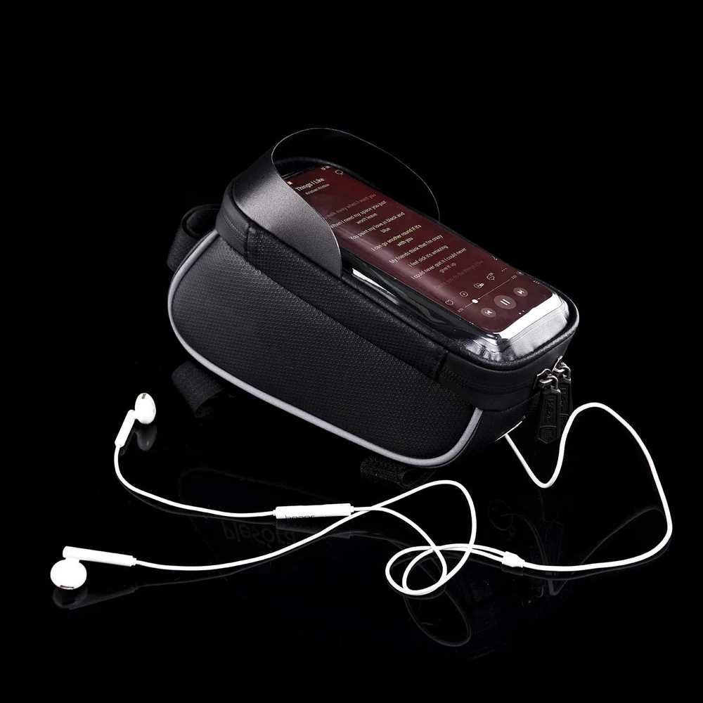 Free Sample Bike Frame with Phone Mount Accessories Bicycle Phone Holder Pouch for Biking Convenient Biking Pouch