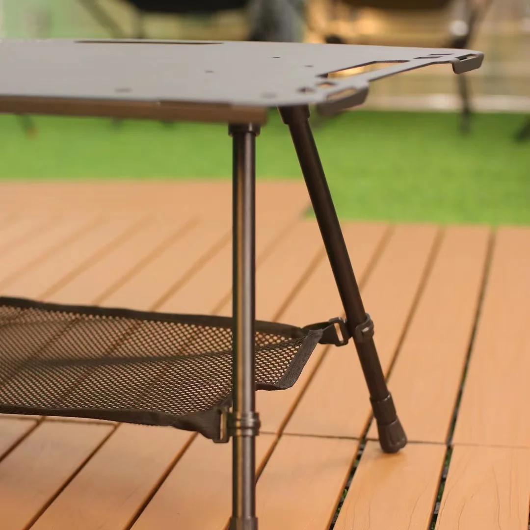 SM-IGT46 Hot Selling Outdoor Aluminum Alloy Tactical Table Camping Barbecue Folding Table