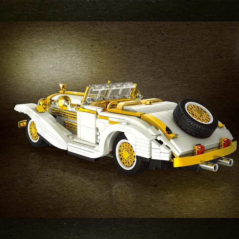 Mould King 10003 DIY Сборные игрушки MOC K500 набор строительных блоков для винтажных моделей автомобилей