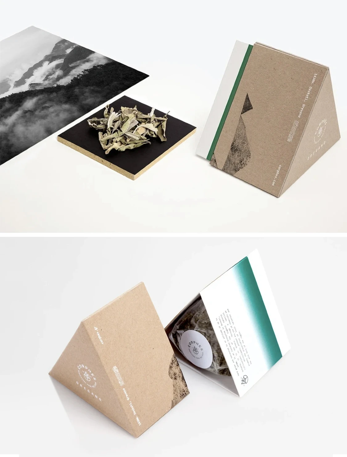 New design innovative Factory price high quality unique creative triangle gift box Chinese retro gift box for tea