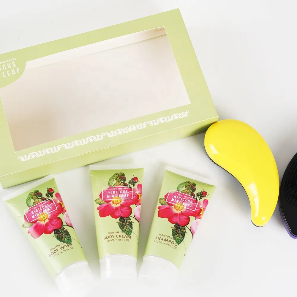 Spa Bath Set Shower Gift Set Shampoo Luxury Shower Gel Comb Bath Set Spa Gift