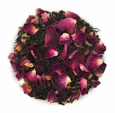 Blended Rose Black Tea Kung Fu Both Brew and Ice Germany Flower Flavor