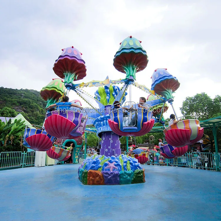 Theme Park Funny Games Fairground Kid Popular Rides Happy JellyFish Rides