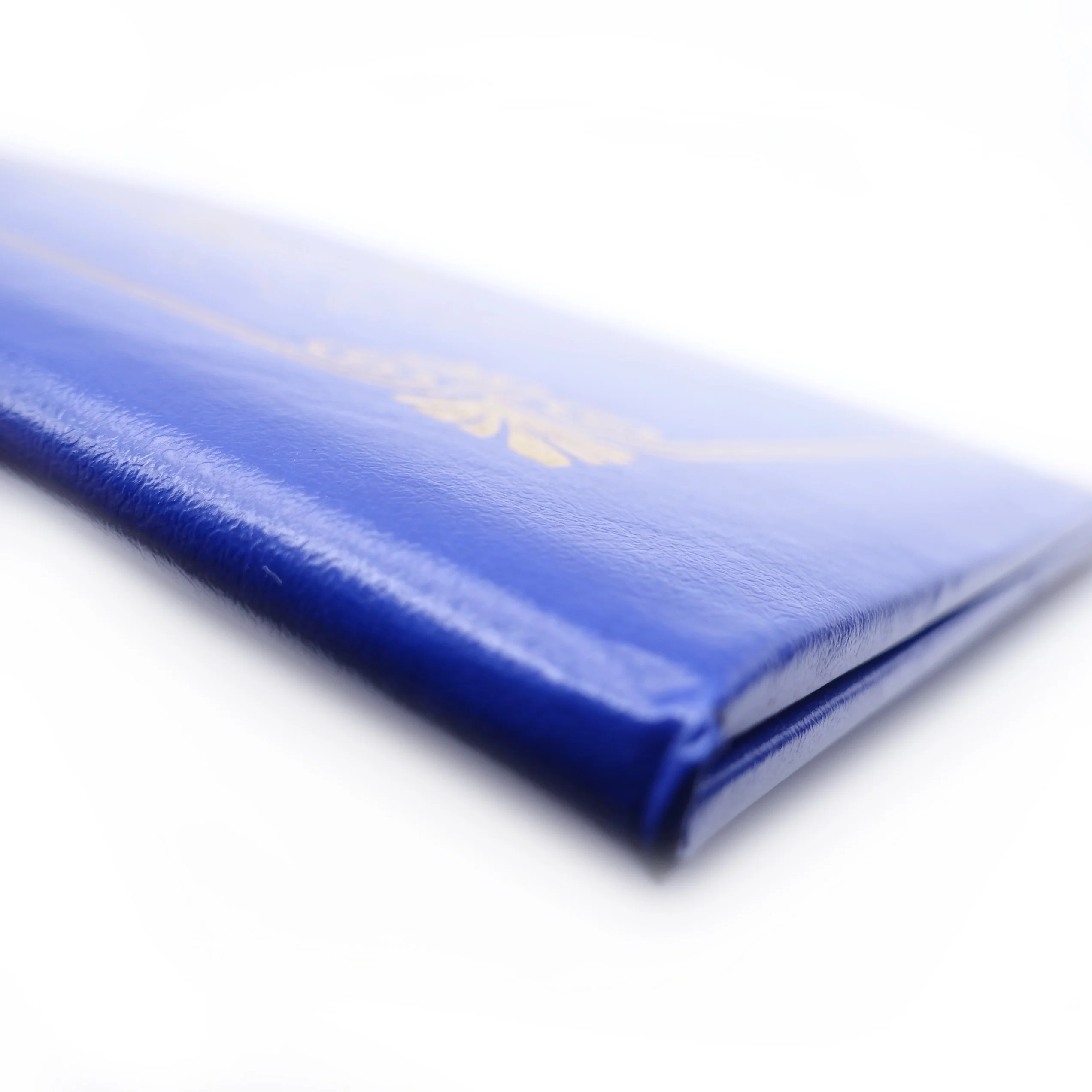 
Blue Leather A4 Certificate Frame Diploma Holder Or Cover Custom Leather File Folder Book 