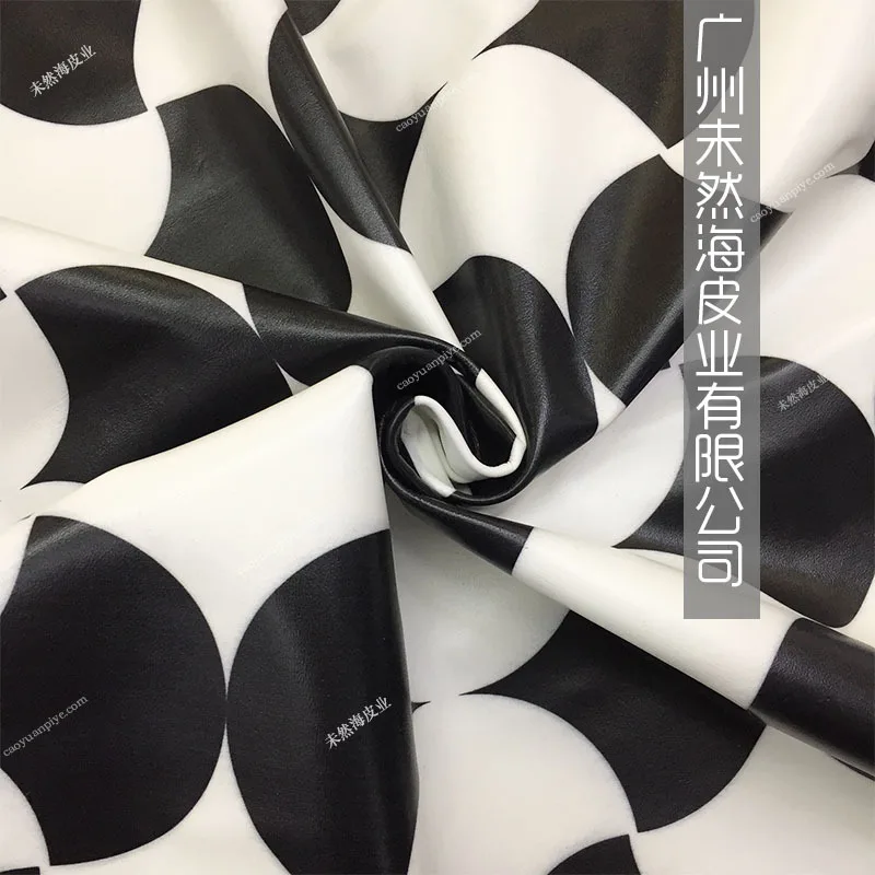 First Layer Cowhide Printing Ginkgo Leaf Pattern 3D Effect Thin Clothing Genuine Leather