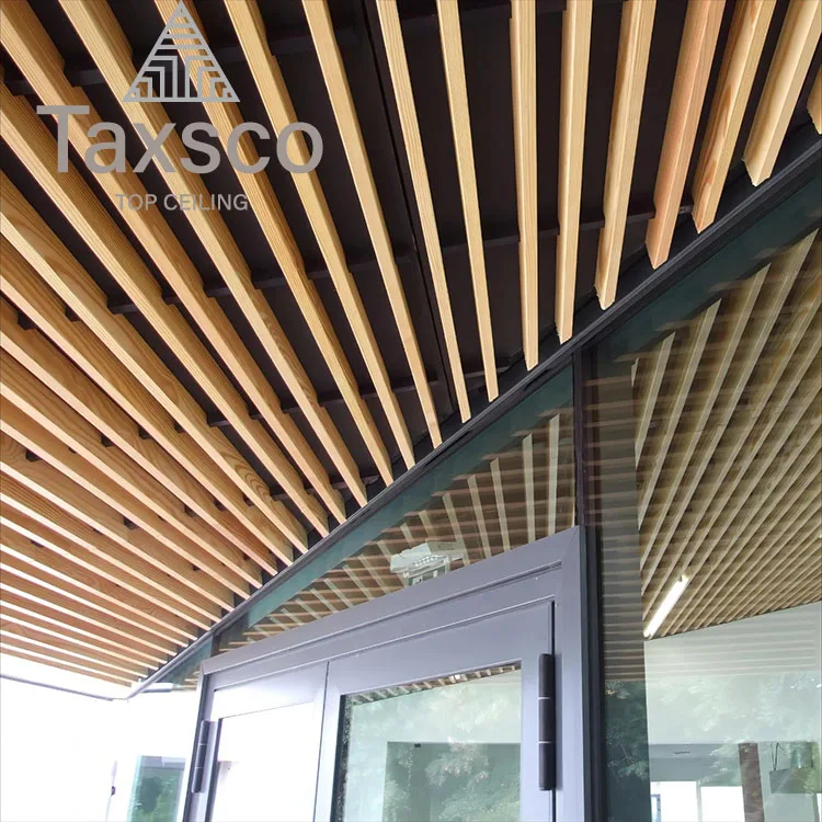 Armstrong Style Baffle Ceiling Stripe Flexible Ceiling Tiles For Indoor Decoration