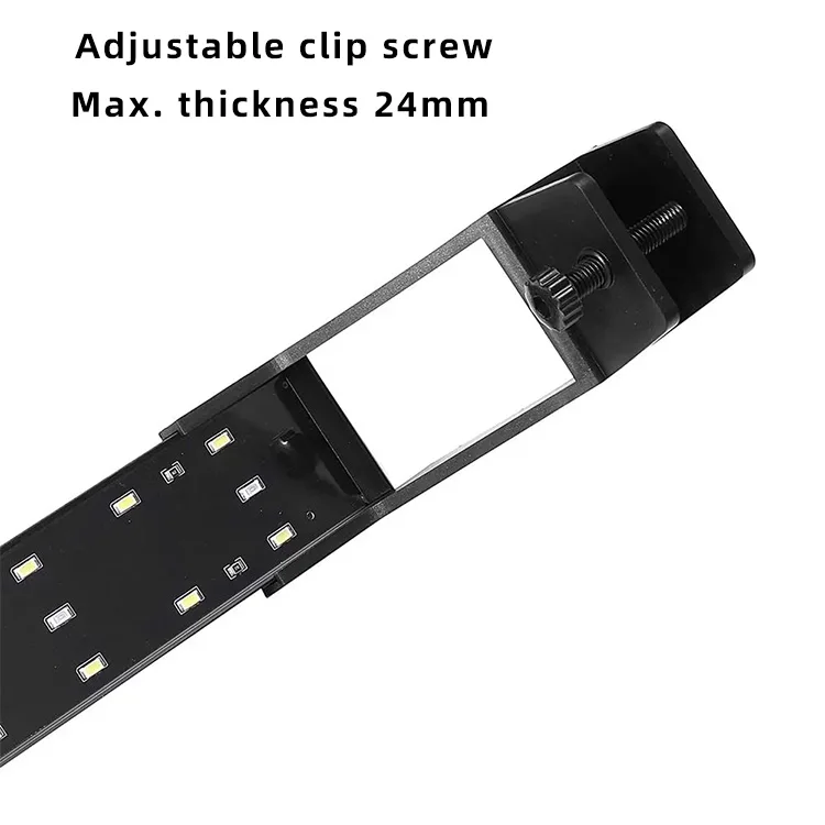 High Performance Chihiros Wrgb 2 Led Aquarium Lighting Clip Coral Reef Lamp Aquarium Ultra-thin Aluminum Rear Shell