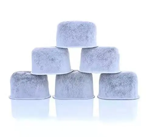 Food safe coffee makers activated cartridge set of 6 charcoal water filter for Brevile water filters
