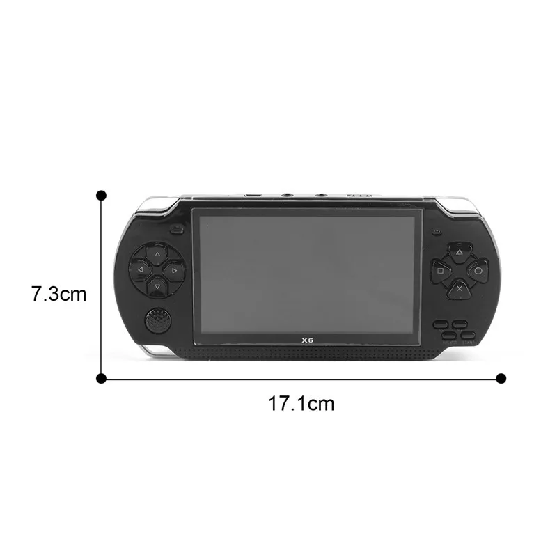 
4.3 Inch 8GB 64Bit Portable Handheld Game Player Built-in 500 Childhood Classic Games Retro Video Game Console 