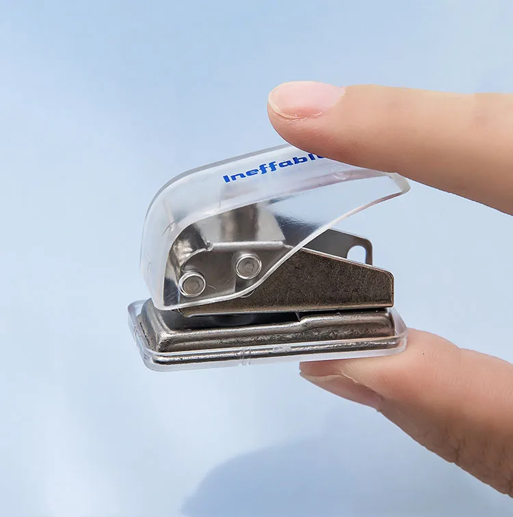 2022 New product custom LOGO small metal punching press machine/custom mini hole punching machine