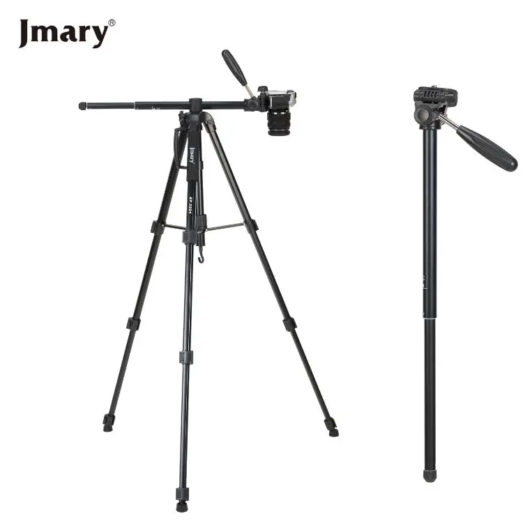 KP2294 Rotatable Center Column Aluminum Alloy Stand Axis Horizontal Monopod Jmary Tripod for DSLR Camera