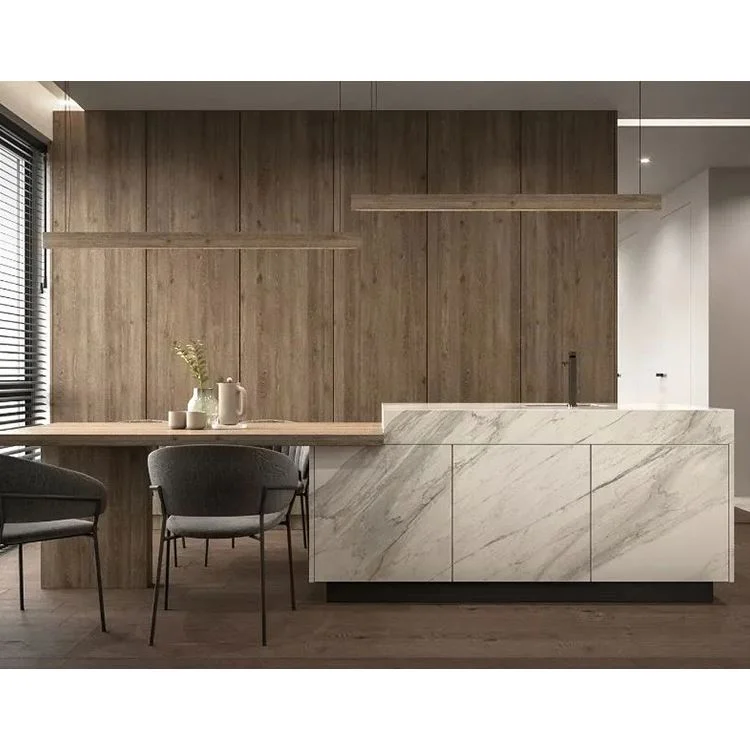 Cheap price MDF melamine kitchen cabinet