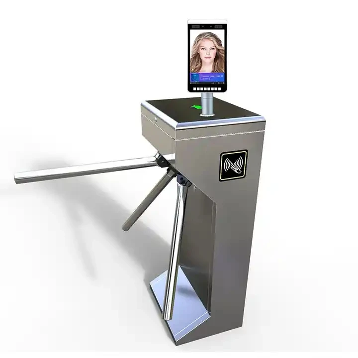 Tripod Turnstile with Access Control 3 Arm Barrier Stainless Steel Turnstiles Security Turnstile Gate