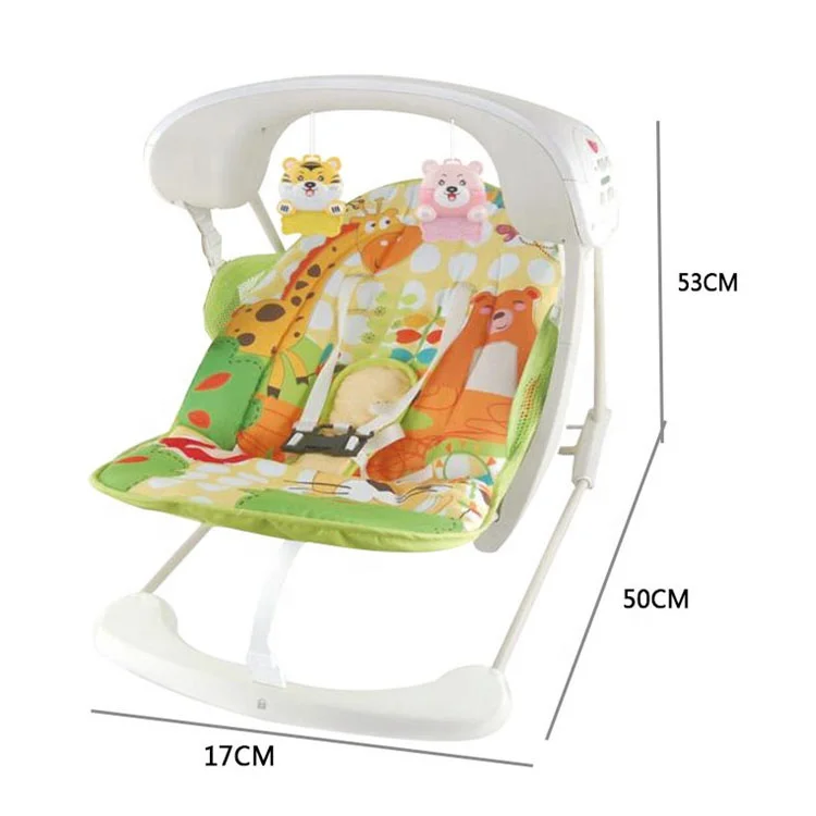 Electric musical swing Automatic Vibrating foldable portable Electric adjustable Baby Swing Bouncer Rocking Chair wit