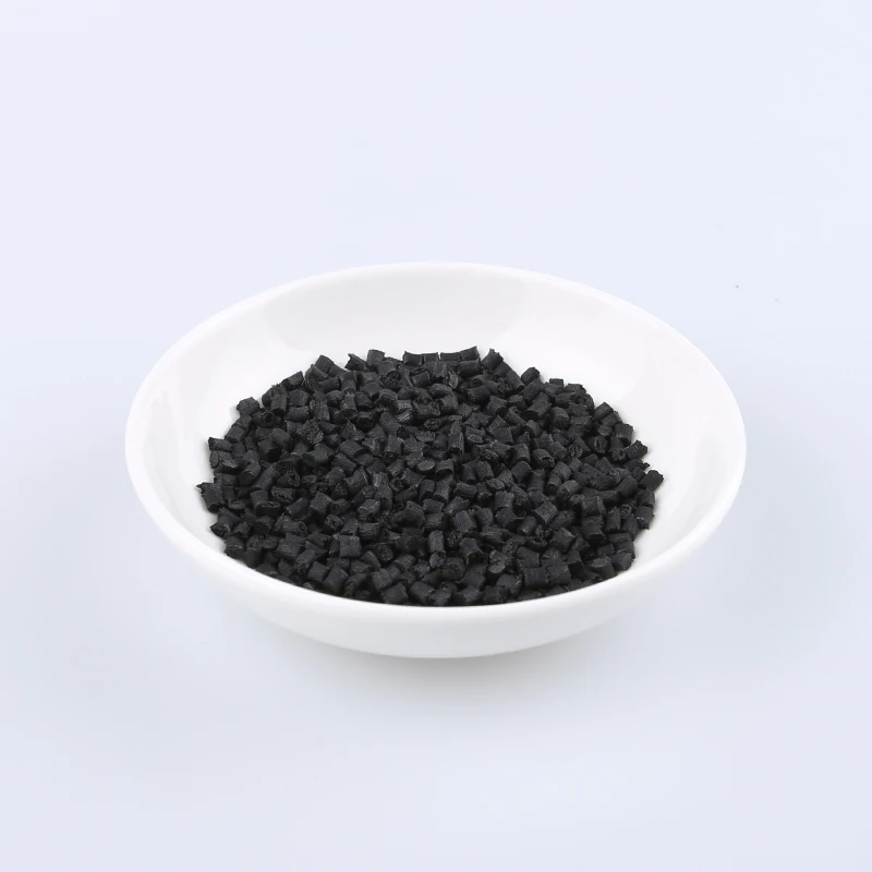 PA66 CF40 Carbon Fiber Conductive Nylon PA66 Pellets Black Color Plastic Resin Granule