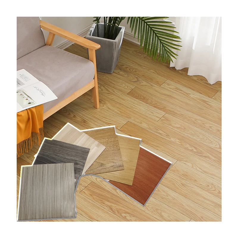 PVC Floor tiles Office/Hospital/Apartment flooring waterproof with Self-adhesive backing