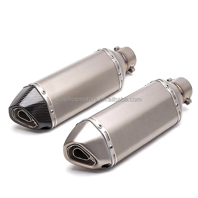 Full titanium alloy custom motorbike exhaust muffler street bike Z800 Z900 motorcycle exhaust pipe muffler