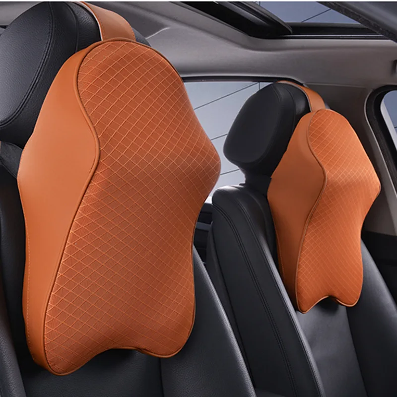 Fashion Comfortable Universal Car Seat Headrest Lumbar Support Memory Foam Car Neck Pillow For Car