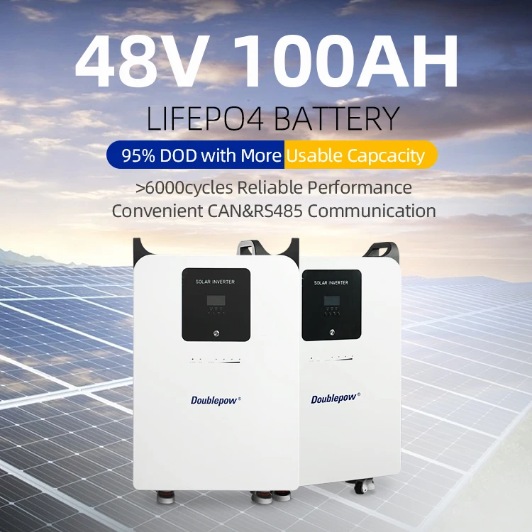 Doublepow Mobile Energy Storage System Home Outdoor Inverter CAN RS485 RS232 All-in-One 48V 51.2V 100AH 10-30kwh lifepo4 battery