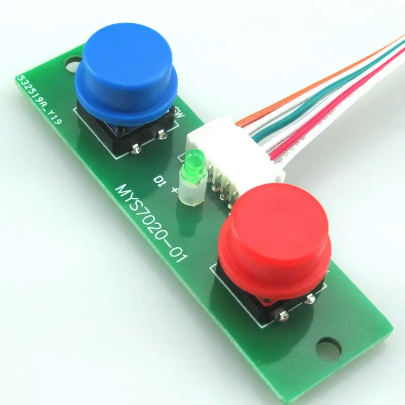 Factory direct Power supply Power switch + Reset switch + LED lamp adapter cable