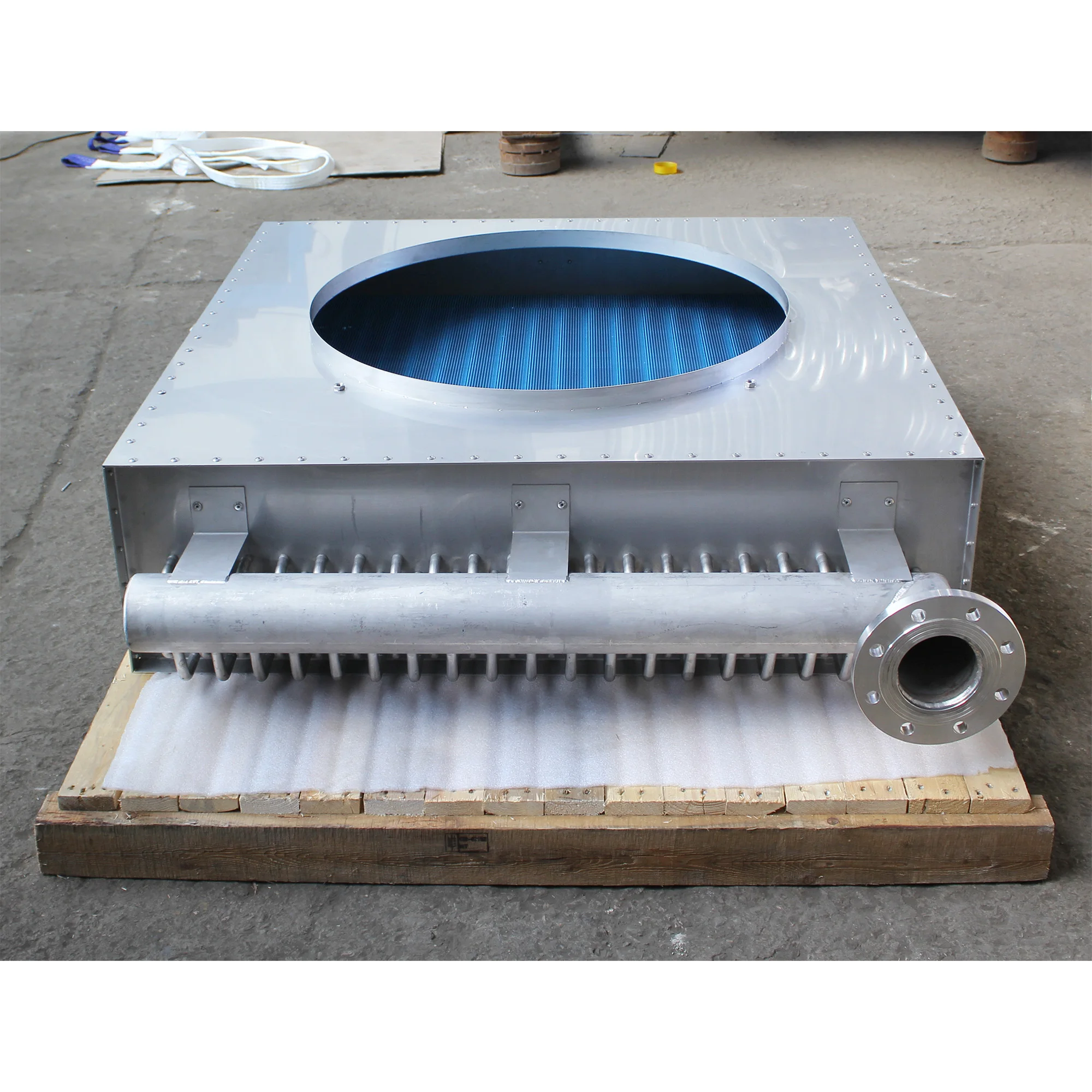 Evaporative Air Cooler Refrigeration Equipment Stainless Steel Tube Coil Heat Exchanger Condenser Evaporator