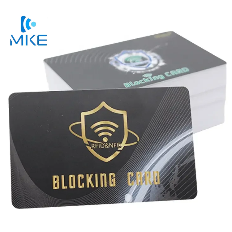 1350khz 125khz credit card duel rfid pvc card blocking