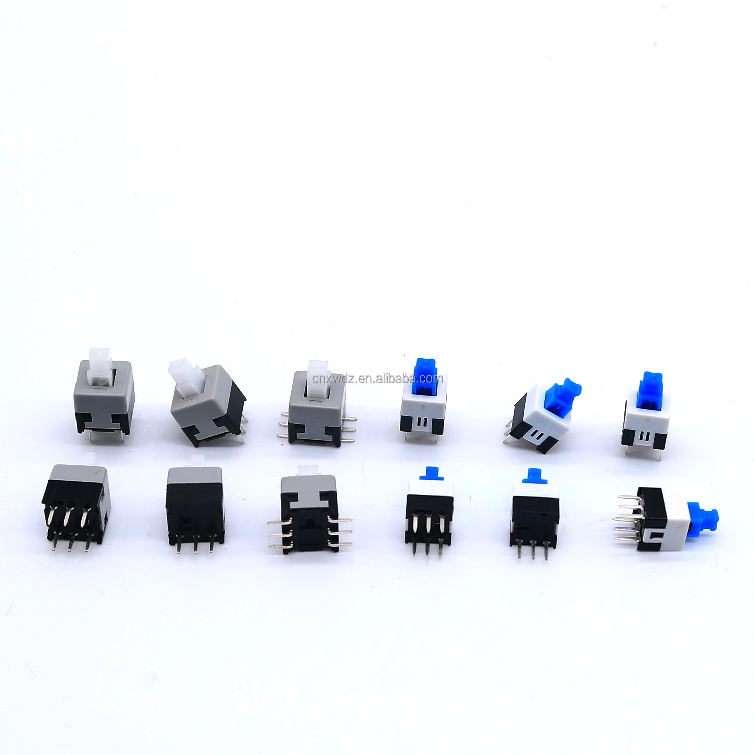 Xinwei 8*8 6pin  through hole push button switch self-locking switch use for Toy