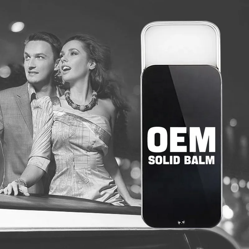 Professional Perfume Gel Oem Manufacturer Long Lasting Cologne Private Label Balm Men Blue Solid Perfume